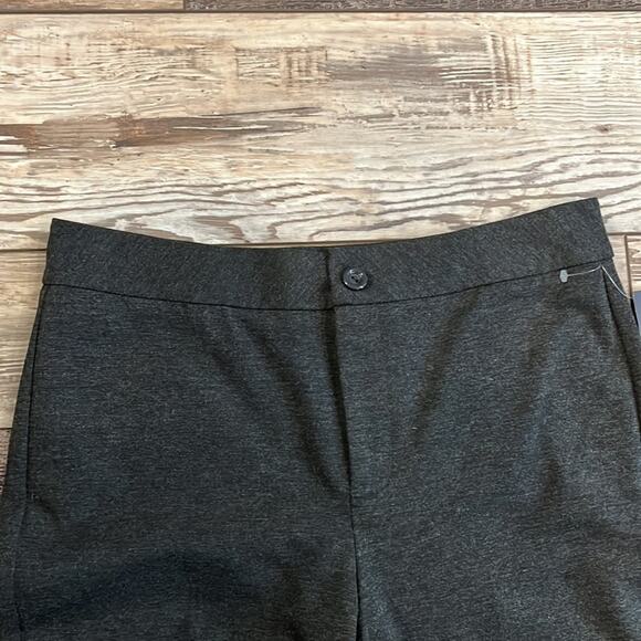 NWT NYDJ Lift Tuck Tech Grey Ponte Knit Bootcut Trousers Size 8 - Picture 8 of 11